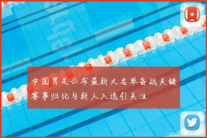 中国男足公布最新大名单备战关键赛事归化与新人入选引关注